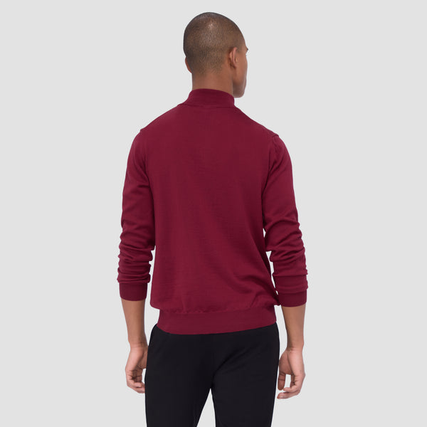 Bugatchi Spencer Quarter-Zip Super Merino™ Sweater