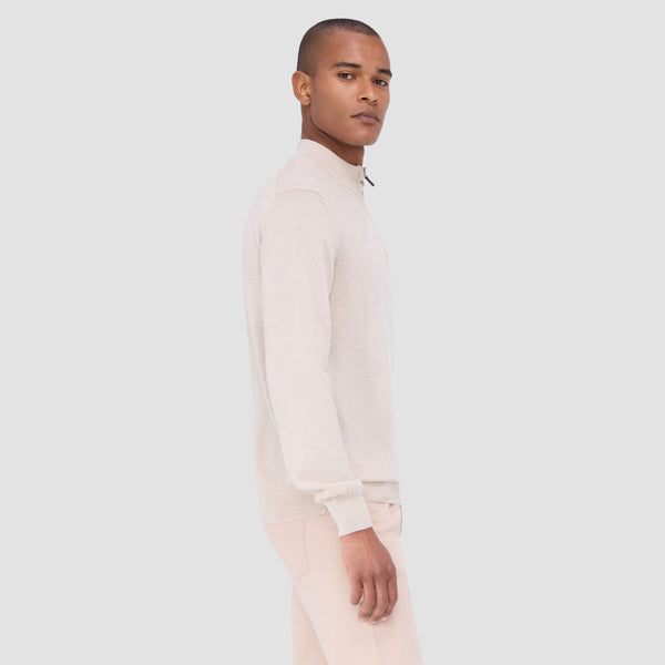 Bugatchi Spencer Quarter-Zip Super Merino™ Sweater