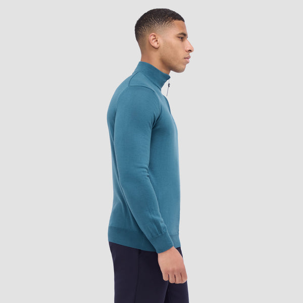 Bugatchi Spencer Quarter-Zip Super Merino™ Sweater