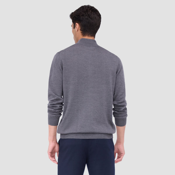 Bugatchi Spencer Quarter-Zip Super Merino™ Sweater