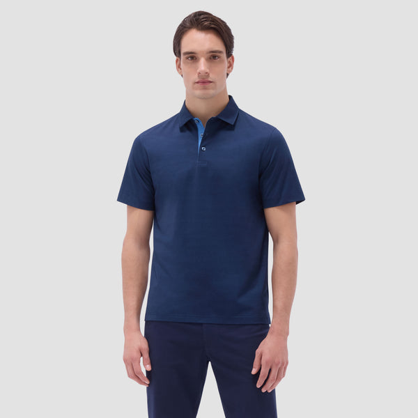 Bugatchi Vincent Double-Sided Solid OoohCotton® Polo Shirt