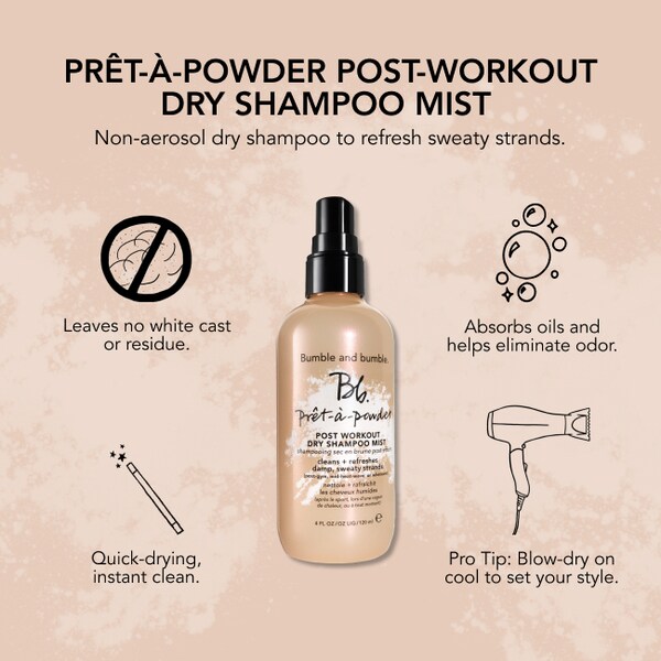 Bumble And Bumble Prêt-à-powder Post Workout Dry Shampoo Hair Mist