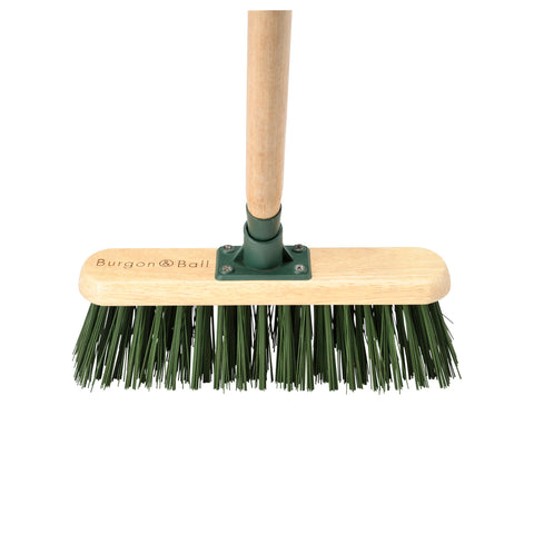 burgon & ball 12-inch Garden Brush Stiff PVC - RHS Endorsed