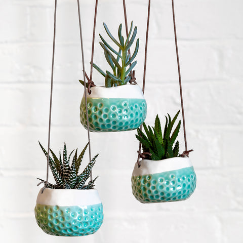 Burgon & Ball 'Baby Dotty' Hanging Pot