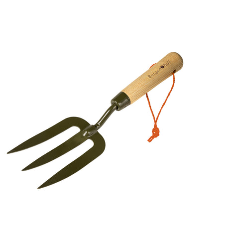 burgon & ball BoronGreen Hand Fork - RHS Endorsed