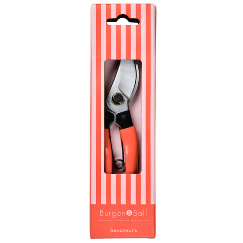 burgon & ball Bypass Secateurs Red - Collector