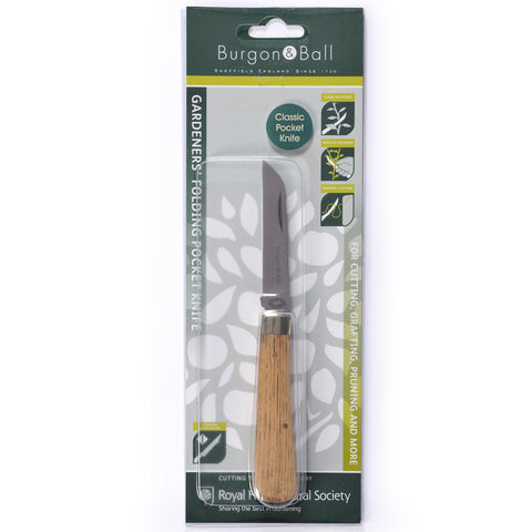 Burgon & Ball Classic Pocket Knife - RHS Endorsed