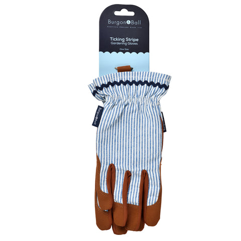 Burgon & Ball Collector Gloves – Blue Stripe