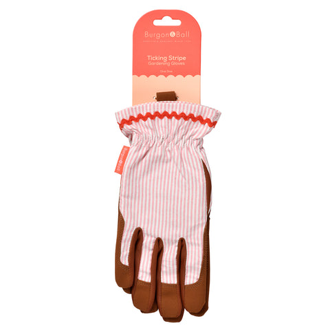 Burgon & Ball Collector Gloves – Blush Stripe