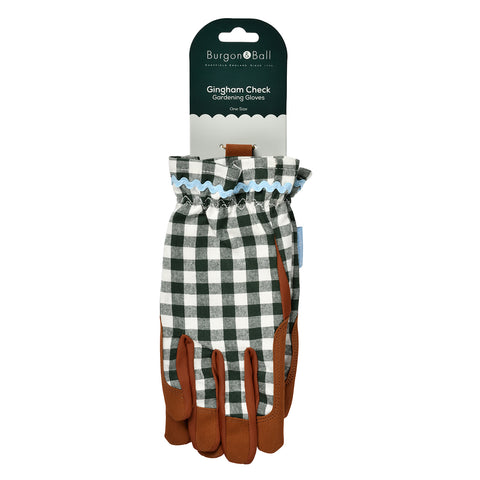 Burgon & Ball Collector Gloves – Heritage Green Check