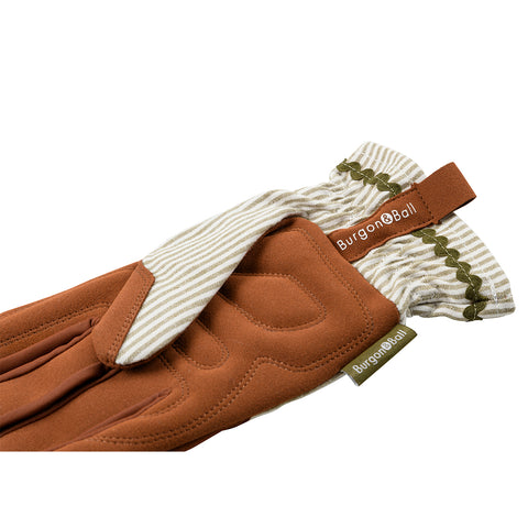 Burgon & Ball Collector Gloves – Olive Stripe