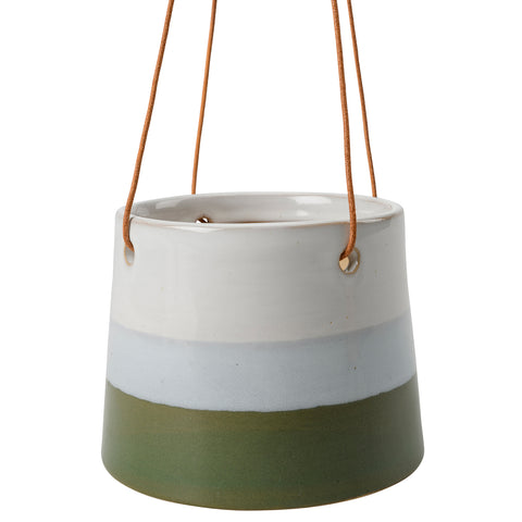 Burgon & Ball Collector Hanging Pot Blue/Green – 9.5cm