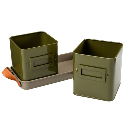 Burgon & Ball Collector Herb Pots - Olive