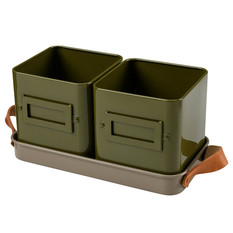Burgon & Ball Collector Herb Pots - Olive