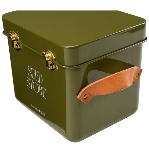 Burgon & Ball Collector Mini Seed Store - Olive