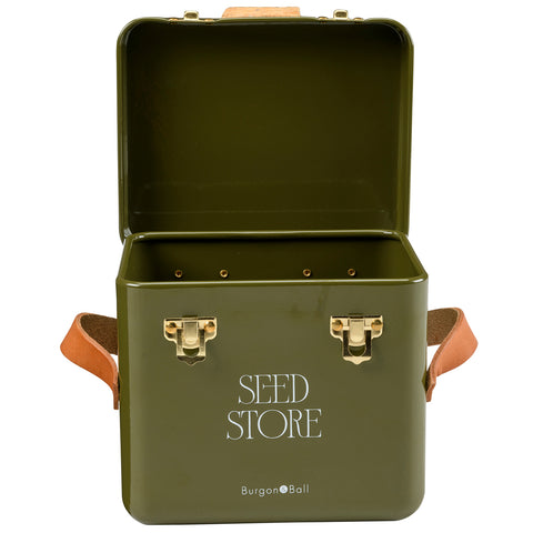 Burgon & Ball Collector Mini Seed Store - Olive