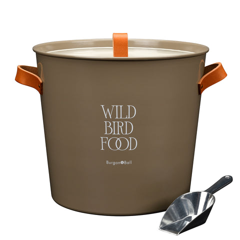 burgon & ball Collector Wild Bird Feed Tin - Truffle