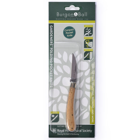 Burgon & Ball Compact Pocket Knife - RHS Endorsed