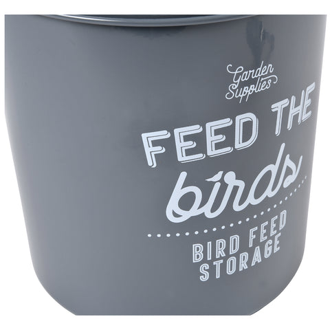 Burgon & Ball 'Feed The Birds' Bird Food Tin - Charcoal
