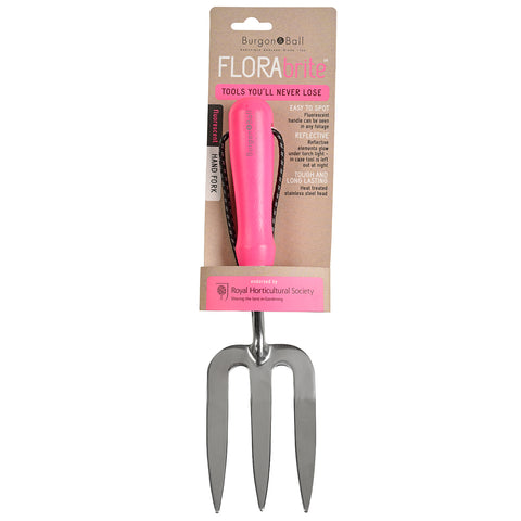 Burgon & Ball FloraBrite® Pink Hand Fork