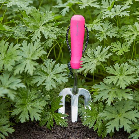 Burgon & Ball FloraBrite® Pink Hand Fork