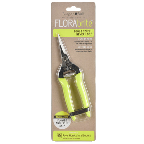 Burgon & Ball FloraBrite® Yellow Flower & Fruit Snip