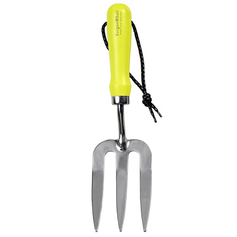burgon & ball FloraBrite® Yellow Hand Fork
