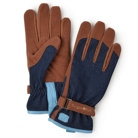 burgon & ball Love The Glove - Denim - M/L