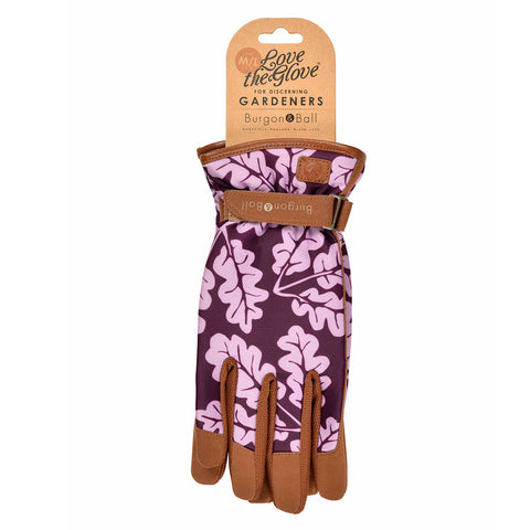 Burgon & Ball Love The Glove - Oak Leaf Plum - M/L