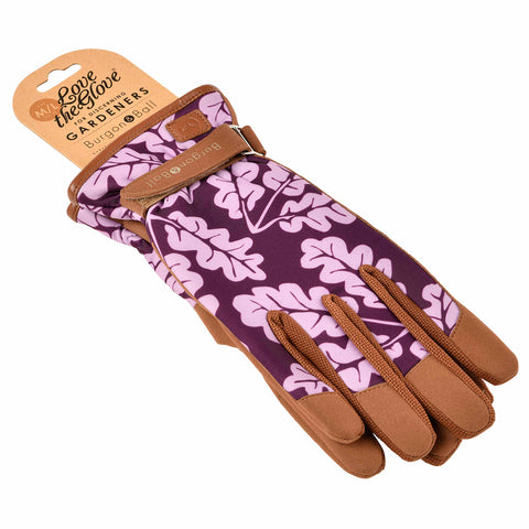Burgon & Ball Love The Glove - Oak Leaf Plum - M/L