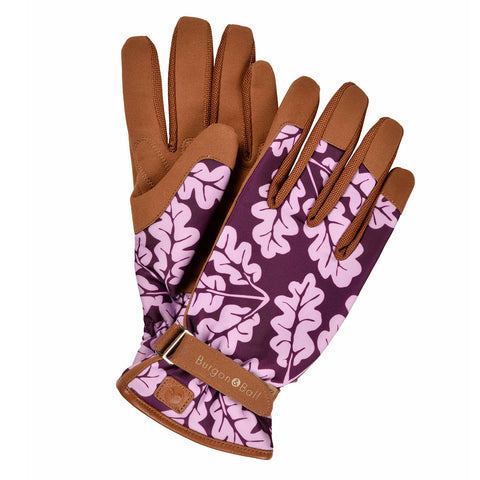 burgon & ball Love The Glove - Oak Leaf Plum - M/L