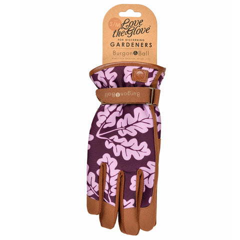 Burgon & Ball Love The Glove - Oak Leaf Plum - S/M