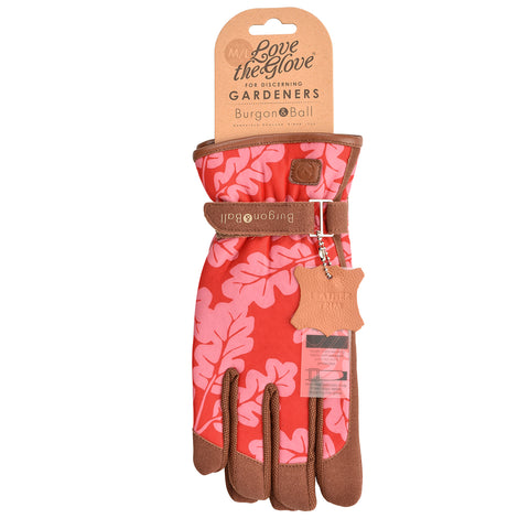 Burgon & Ball Love The Glove - Oak Leaf Poppy - S/M
