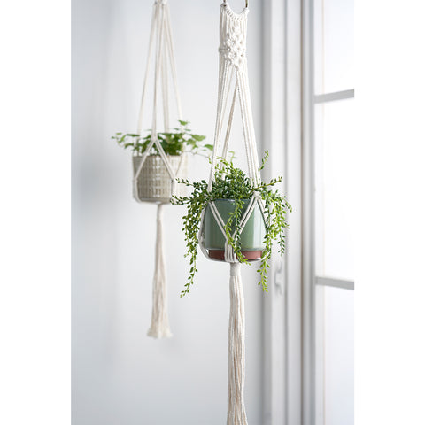Burgon & Ball Macramé Plant Pot Hanger - Woodstock