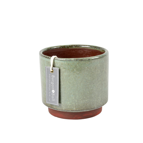 burgon & ball Malibu Glazed Pot - Green