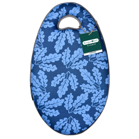 Burgon & Ball Oak Leaf Navy Kneelo® Garden Kneeler