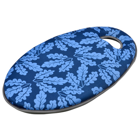 Burgon & Ball Oak Leaf Navy Kneelo® Garden Kneeler