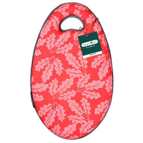 Burgon & Ball Oak Leaf Poppy Kneelo® Garden Kneeler