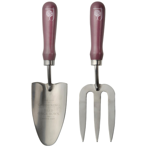 Burgon & Ball Passiflora Trowel And Fork
