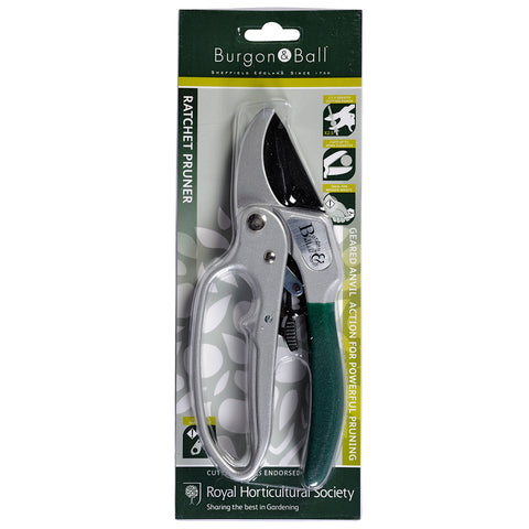 Burgon & Ball Ratchet Pruner - RHS Endorsed