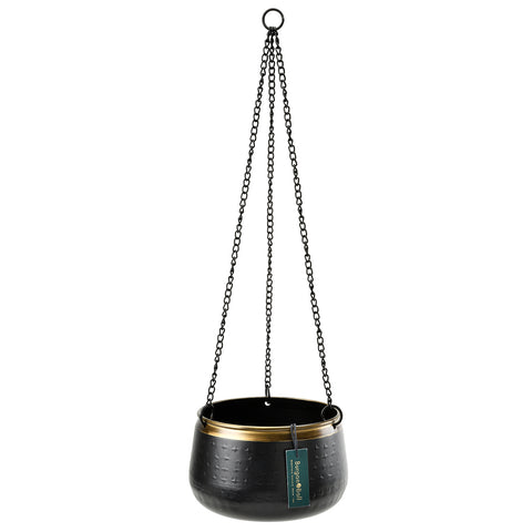 Burgon & Ball Sahara Sunset Metal Hanging Pot - Medium