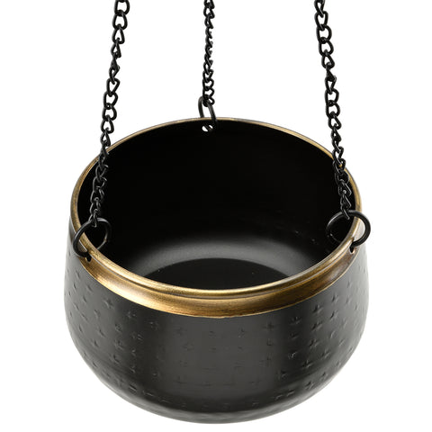 Burgon & Ball Sahara Sunset Metal Hanging Pot - Medium