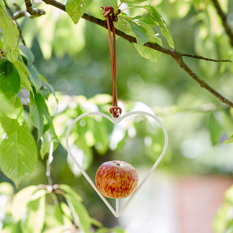 Burgon & Ball Sophie Conran Apple Bird Feeder - Heart