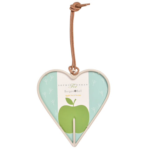burgon & ball Sophie Conran Apple Bird Feeder - Heart