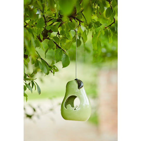 Burgon & Ball Sophie Conran Ceramic Bird Feeder - Pear