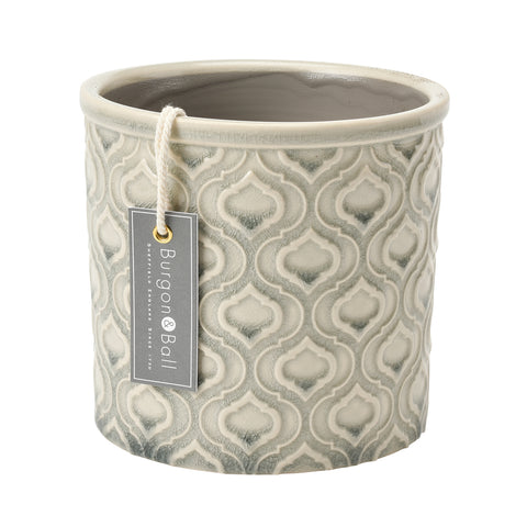Burgon & Ball Venetian Grey Glazed Pot - Small