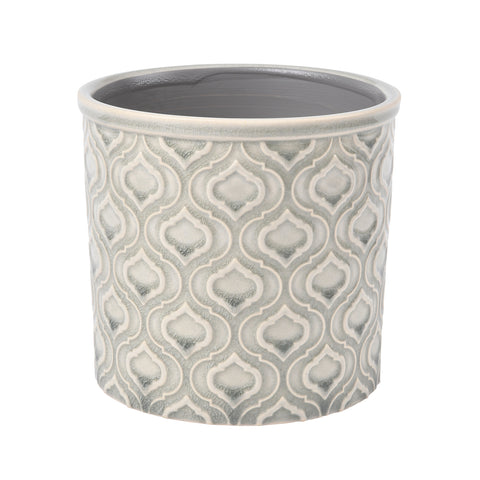 burgon & ball Venetian Grey Glazed Pot - Small