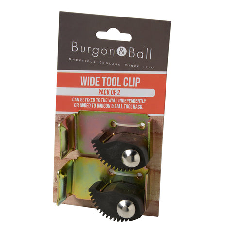 burgon & ball Wide Tool Clips - 2 Pack
