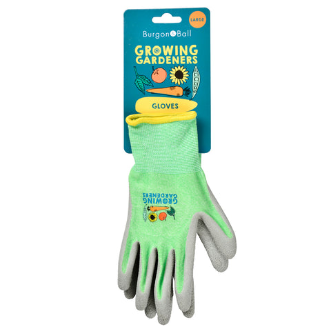 Burgon & Ball Children's Gardening Gloves - Large - RHS Growing Gardeners