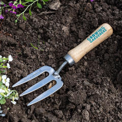 Burgon & Ball Children's Hand Fork - RHS Growing Gardeners